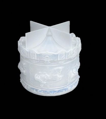 Carousel Storage Jar Silicone Mold With Lid
