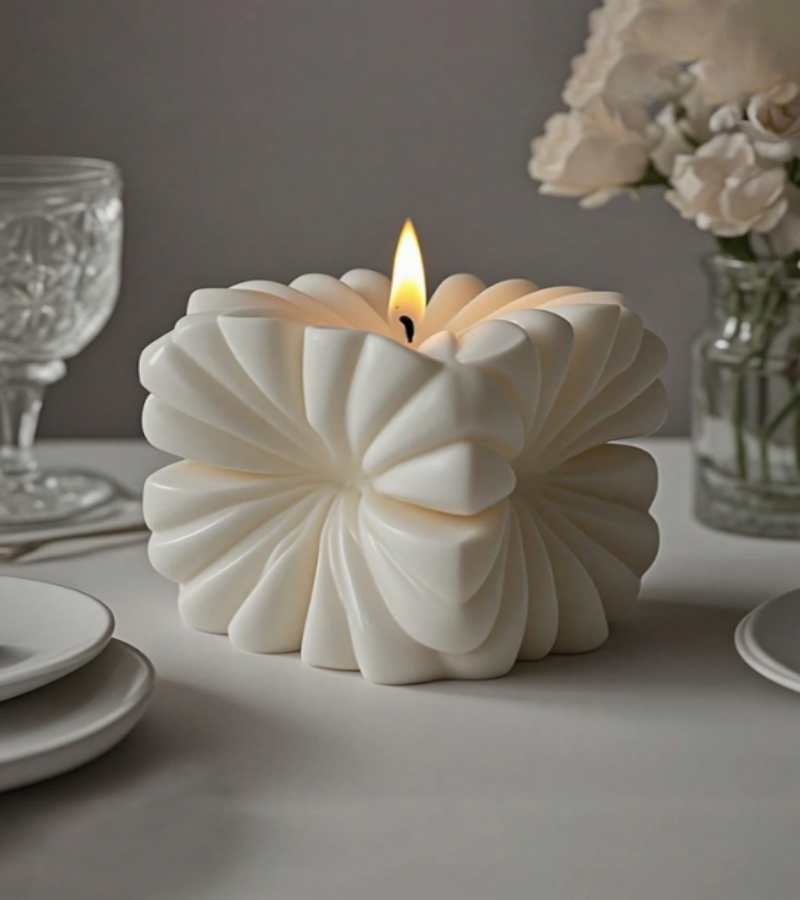 3D Cube Silicone Mold for Candle making
