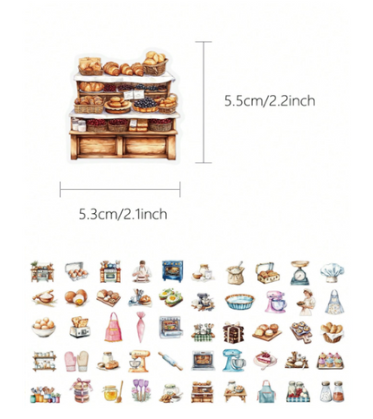 Bakery Style PET stickers for heat transfer