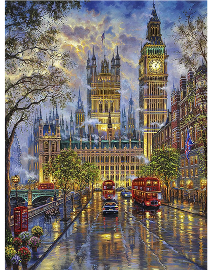 5D Diamond Painting Kit - Diamond Art Street Scenery