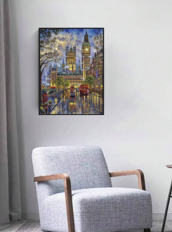 5D Diamond Painting Kit - Diamond Art Street Scenery