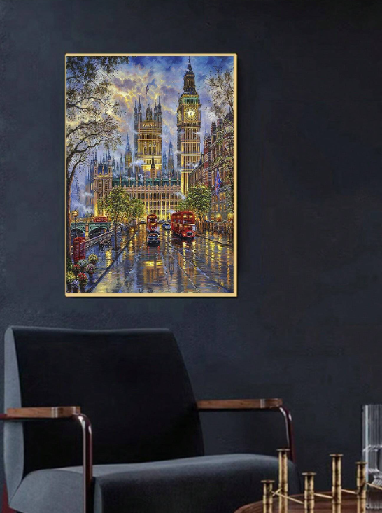5D Diamond Painting Kit - Diamond Art Street Scenery